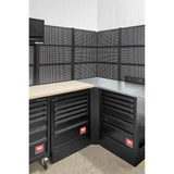 Corner Unit With Galvanized Top and Panels