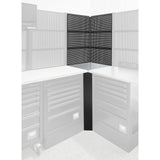 Corner Unit With Galvanized Top and Panels