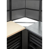 Corner Unit With Galvanized Top and Panels