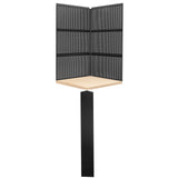 Corner Unit With Wooden Top and Panels