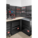 Corner Unit With Wooden Top and Panels