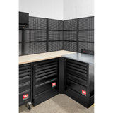 Corner Unit With Wooden Top and Panels
