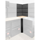 Corner Unit With Wooden Top and Panels