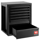 Base Unit, 7 Drawers, Black