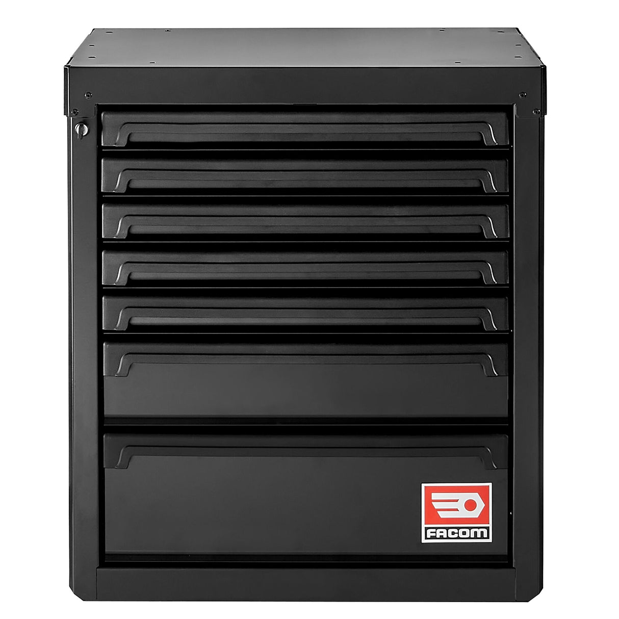 Base Unit, 7 Drawers, Black