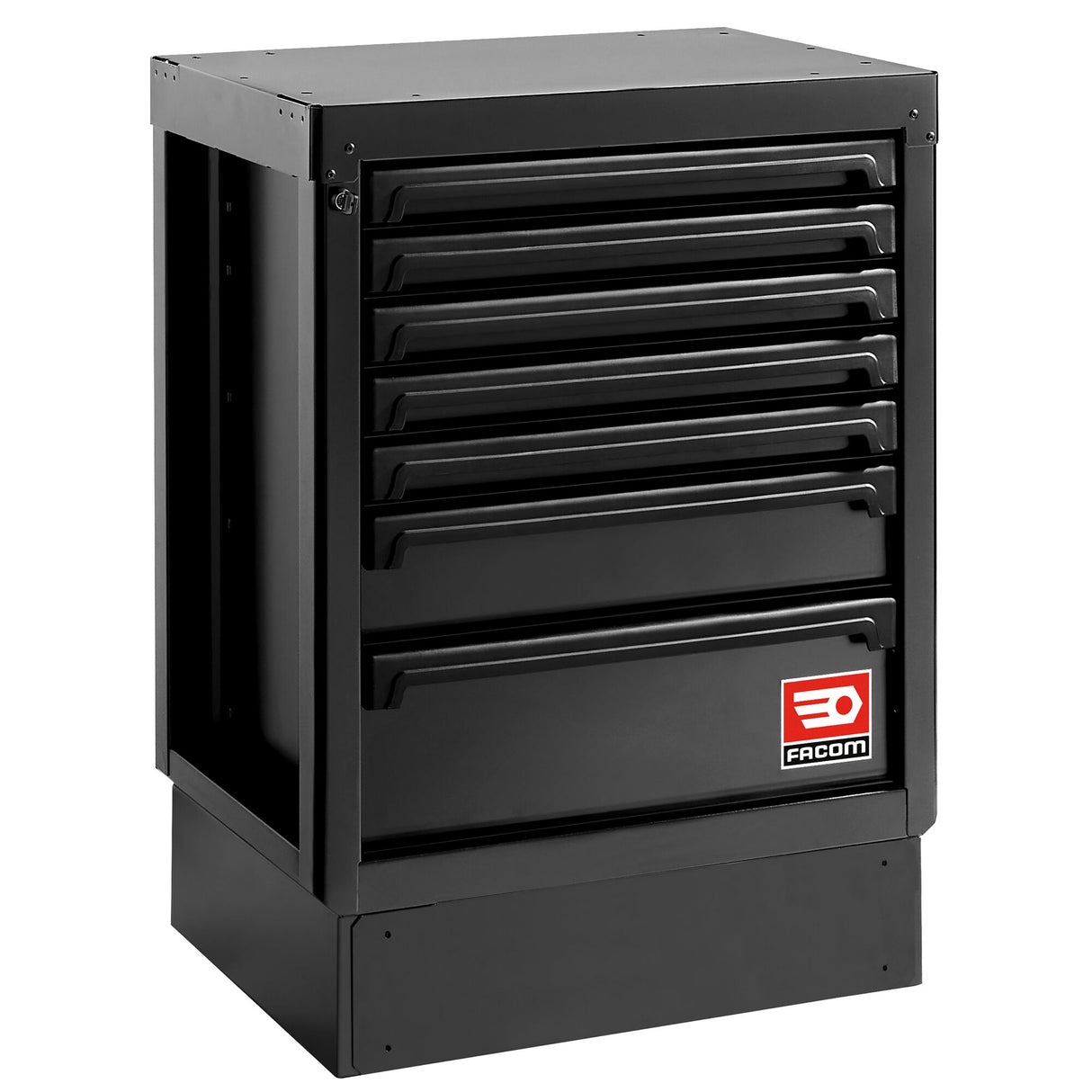 Base Unit, 7 Drawers, Black