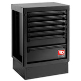Base Unit, 7 Drawers, Black