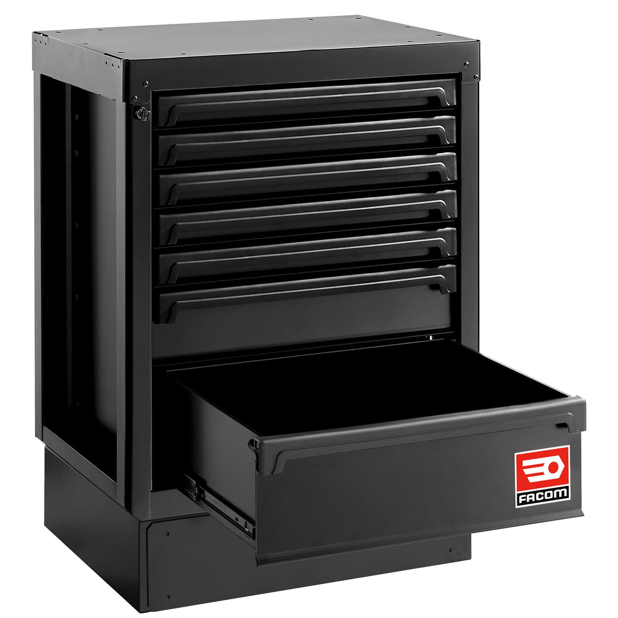Base Unit, 7 Drawers, Black
