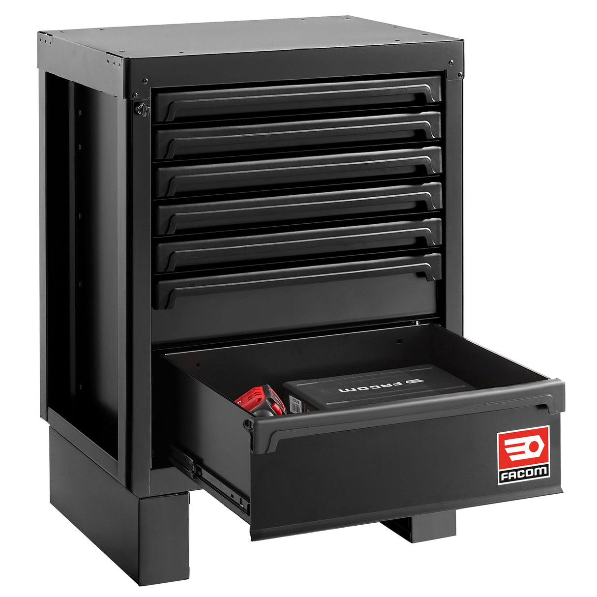 Base Unit, 7 Drawers, Black