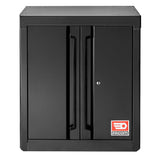 Base Unit With 2 Solid Doors, Black