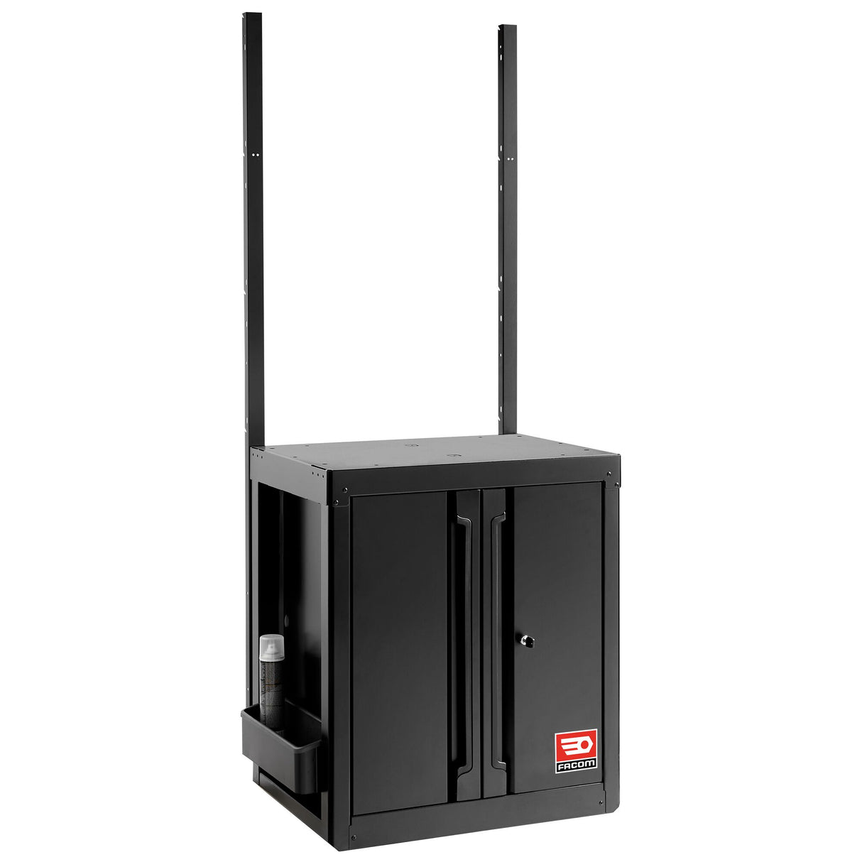 Base Unit With 2 Solid Doors, Black