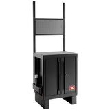 Base Unit With 2 Solid Doors, Black