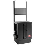 Base Unit With 2 Solid Doors, Black