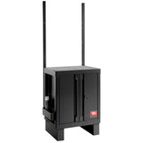 Base Unit With 2 Solid Doors, Black