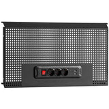 RWS2.0 - Half High Pegboard Power Strip With USB, Black