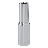S.HLAT - 1/2"  Long Sockets, 12-points, Metric
