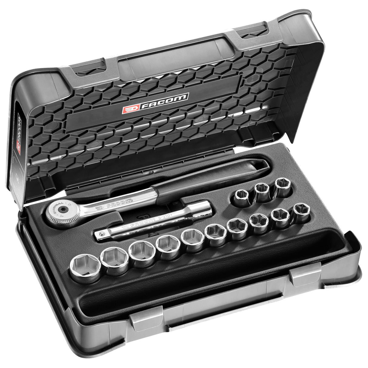 1/2 in. MBOX Original Round Head Ratchet & Socket Set