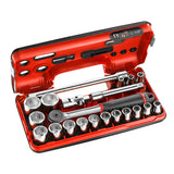 1/2 in. DBOX Performance Round Head Ratchet & Socket Set (21 pc.)