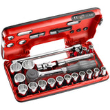 1/2 in. DBOX Twist Handle Ratchet & Socket Set (21 pc.)