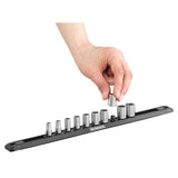 1/4 in. 6-Point OGV® Grip Socket Set on Magnetic Rack (10 pc.)