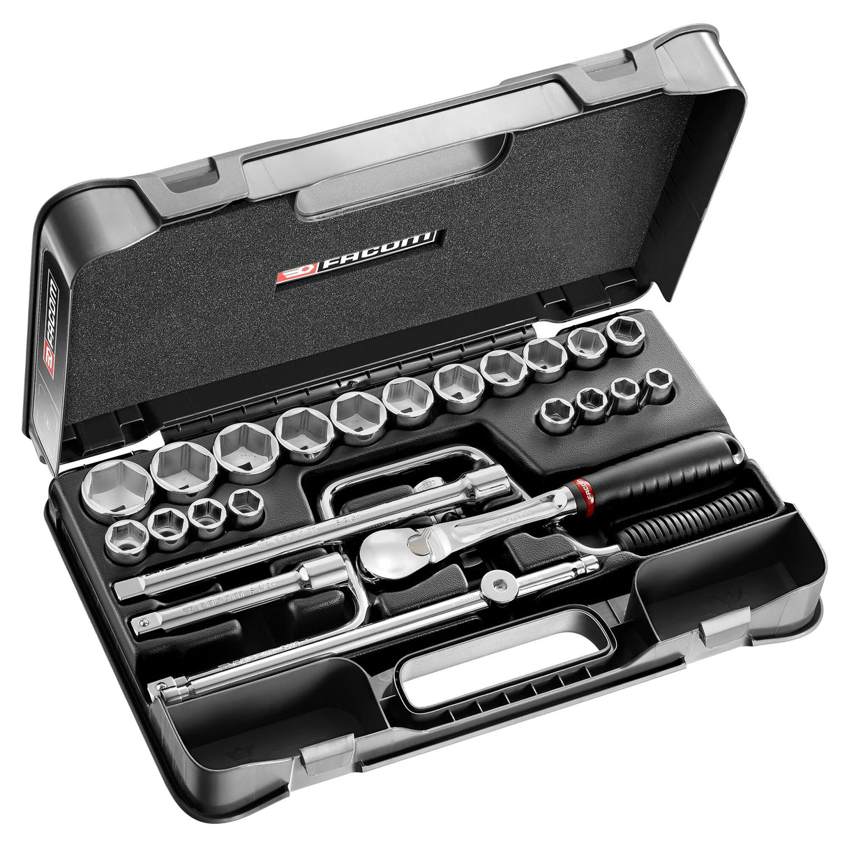 1/2 in. MBOX Pear-Head Ratchet and Socket Set (25 pc.)