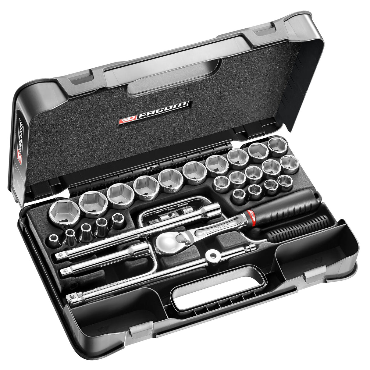 1/2 in. MBOX Pear Head Ratchet & Socket Set (30 pc.)