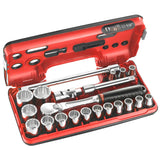 1/2 in. DBOX Socket and Pear-Head Ratchet Set (21 pc.)