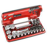 1/2 in. DBOX Pear Head Ratchet & Socket Set (22 pc.)