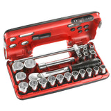 1/2 in. DBOX Pear Head Ratchet & Socket Set (22 pc.)