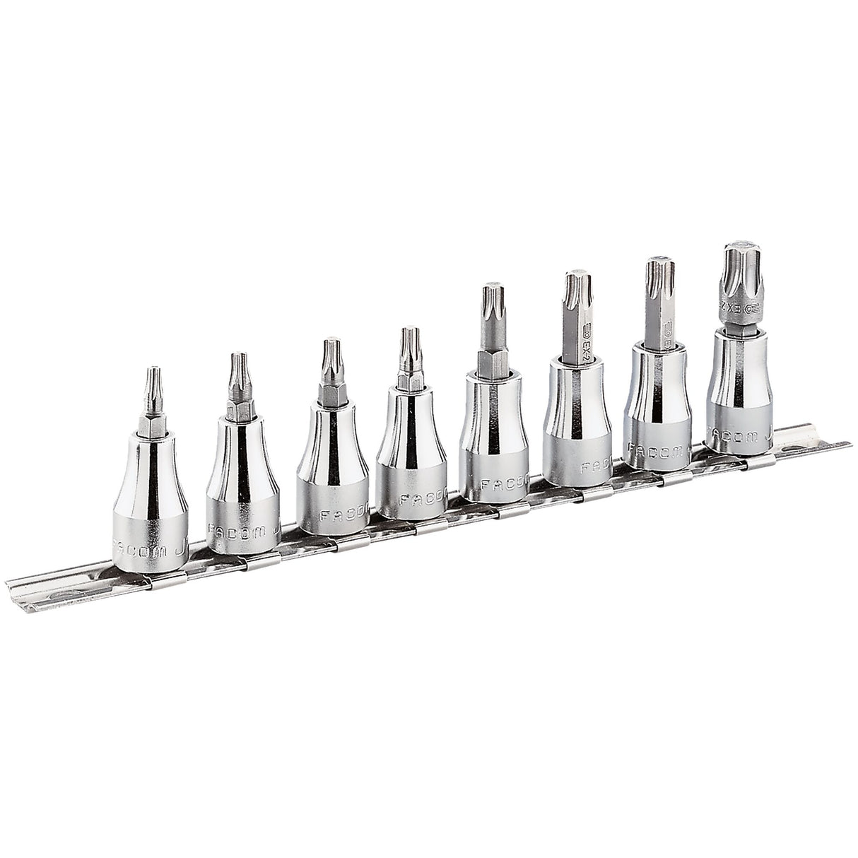 8 pc. 1/2 in. square drive Torx® bit socket set