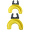 [U.89J1] Set of 2 yellow forks.99-156 mm