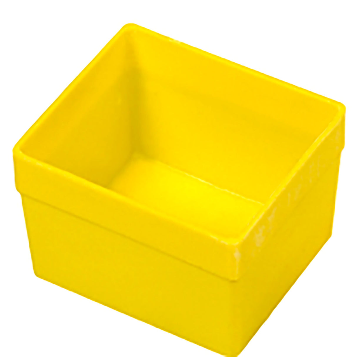 51mm Small Yellow Plastic Square Bin for Suitcases