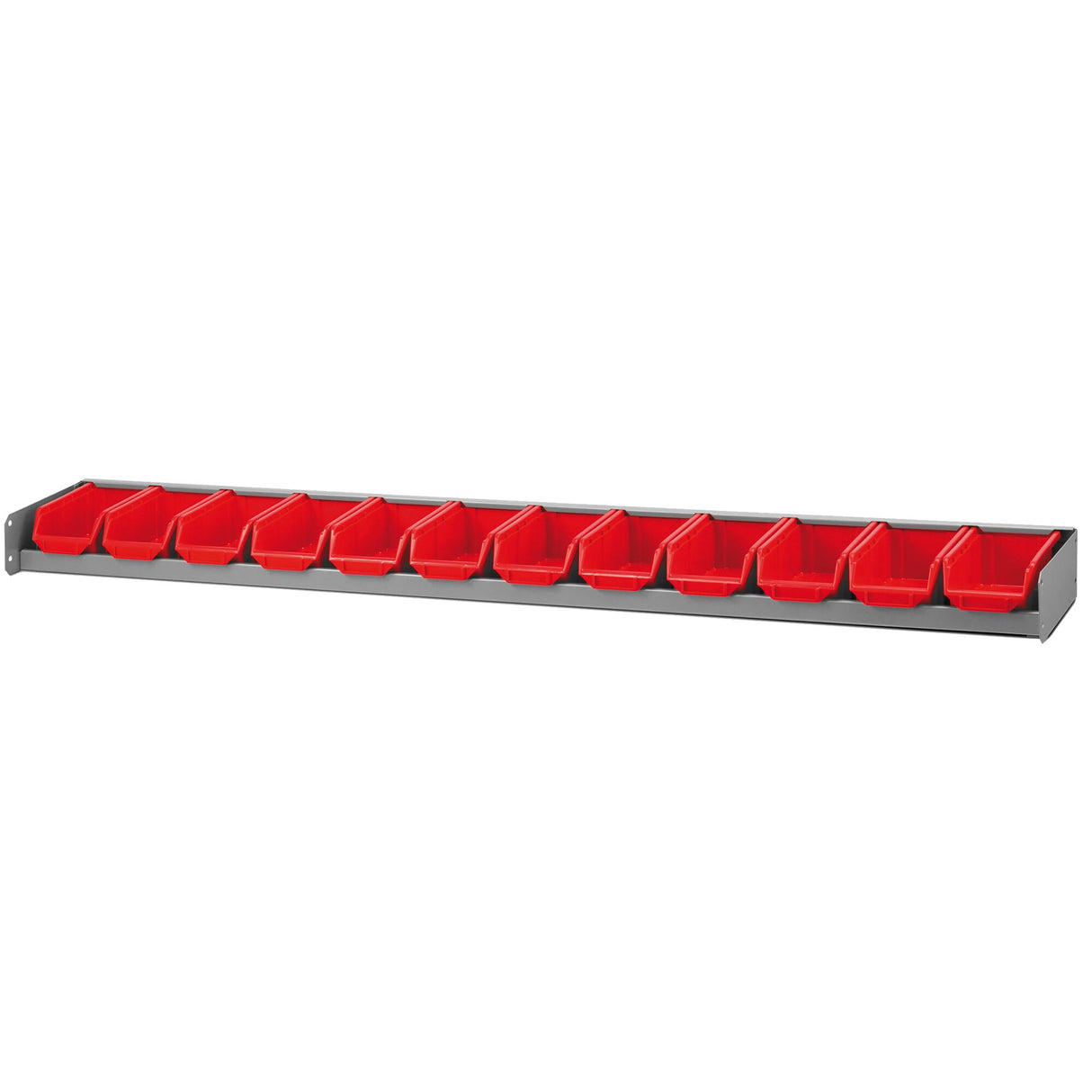 Shelf, Bin Holder, Bins Included, for Uprights 5003 md, D 200 mm, L 1425 x H 90 mm