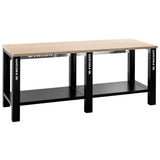 Établi d'atelier plateau bois 2 m