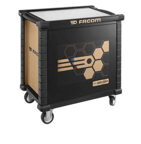 JET M4 8 Drawers Roller Cabinet with FACOM/DEWALT Tool Sets, Equip Auto 2025 Numered Limited Edition Black/Bronze